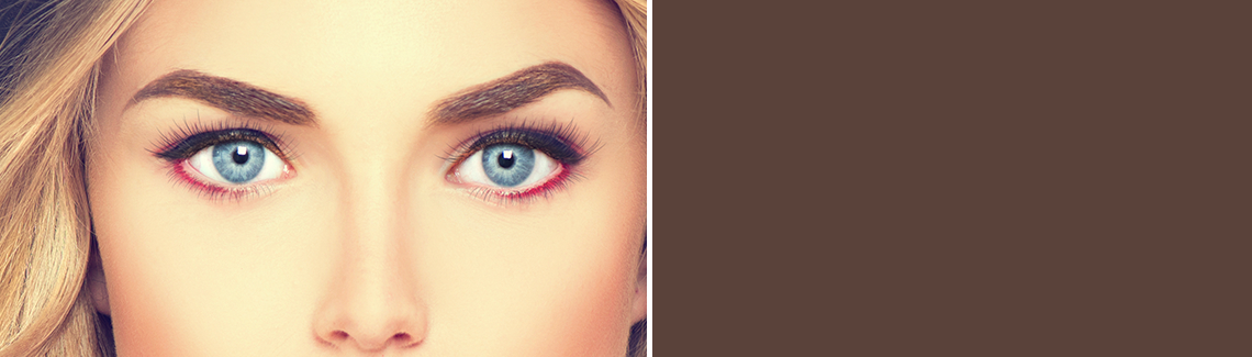 Graceful, clean, natural looking symmetrical eyebrows that are perfectly placed and colored-Permanent beauty!