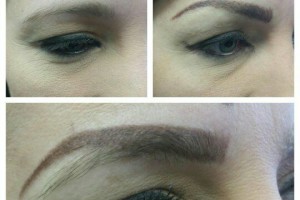 Eyebrows Before and After