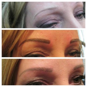 Eyebrows Before and After